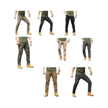 Imagem de Calças Táticas Camufladas Slim Fit Impermeáveis E Respiráveis Para Tre