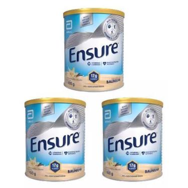 Imagem de Ensure Pó Baunilha 400g - Kit 3 Unidades - abbott Nutrition