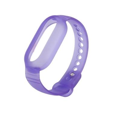 Imagem de Pulseira Ajustável, Compatível com PLAUD NotePin AI Gravador Voz Capa TPU de Peça Única Pulseira Esportiva de Substituição com Ajuste Seguro Acessório Vestível Durável (Roxo)