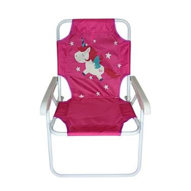 Imagem de Cadeira De Praia Infantil Unicórnio De Oxford 53Cm - Summer