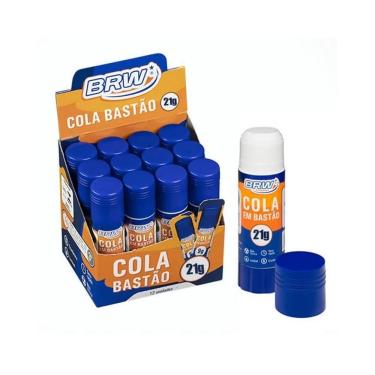 Imagem de Cola bastão 21g com 12 unidades - BRW