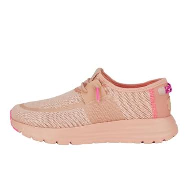 Imagem de Hey Dude Sirocco W Speckle Pink tamanho 46 | Sapatos femininos | Tênis feminino sem cadarço | Confortável e leve