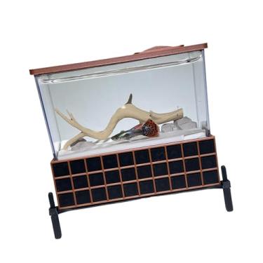 Imagem de Generic Miniatura de aquário para casa de bonecas, acessórios para casa de bonecas, mini cenário, brinquedo, artesanato com cenário, decoração de microaquário