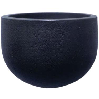 Imagem de Vaso Redondo Rústico Com 33cm Grafite - Jvrrg33 - Japi