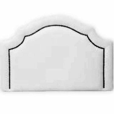 Imagem de Cabeceira Estofada Captone Design Branca Solteiro 90X60 Cm