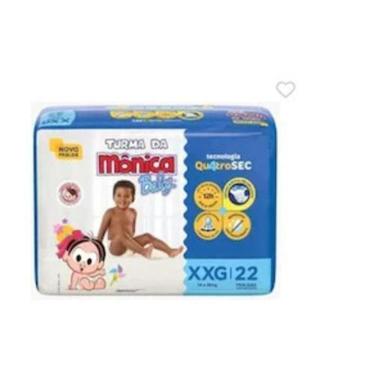 Imagem de Fralda Descartável Turma Da Mônica Baby Xxg Com 22 Un