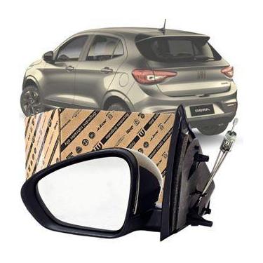 Imagem de Retrovisor Esquerdo (motorista) Fiat Argo Cronos Manual com Capa Verme