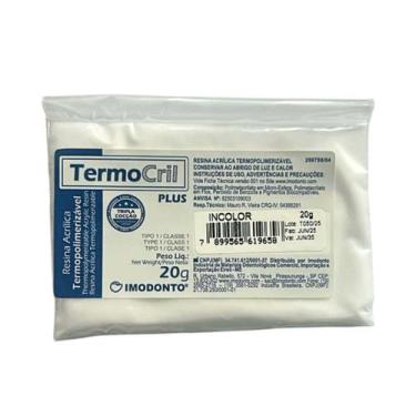 Imagem de Resina Acrílica Termocril Pó 20g - Imodonto