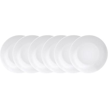 Imagem de Jogo De Pratos Fundos Tramontina Porcelana Leonora 21Cm 6 Pç