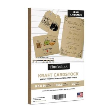 Imagem de Papel de cartolina S Impressão superfina marrom Kraft 216gsm A4 - S Su