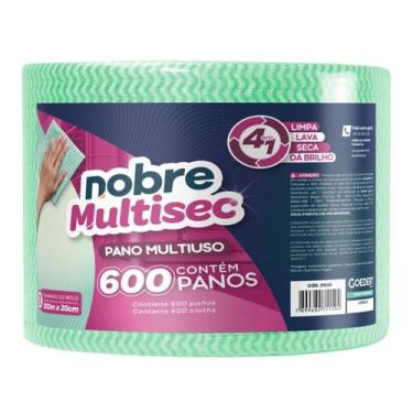 Imagem de Pano Multiuso Verde 300mx20cm Nobre 600 Unidades