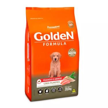 Imagem de Ração Premier Golden Fórmula Cães Filhotes de Porte Médio e Grande Frango e Arroz 20kg