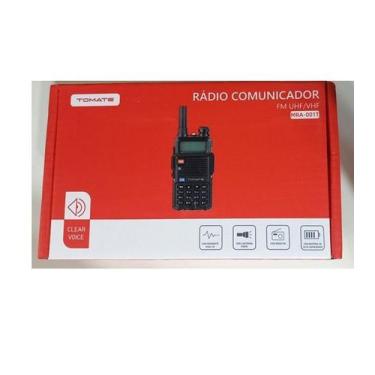 Imagem de Rádio Comunicador UHF e VHF Multi Canais Tomate MRA-001T - Comunicação