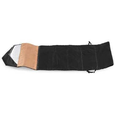 Imagem de oshhni Simulação de saco de dormir, porta-bagagem, compacto, decoração de substituição, bolsas esportivas de viagem em miniatura, acessórios para carro RC, Preto