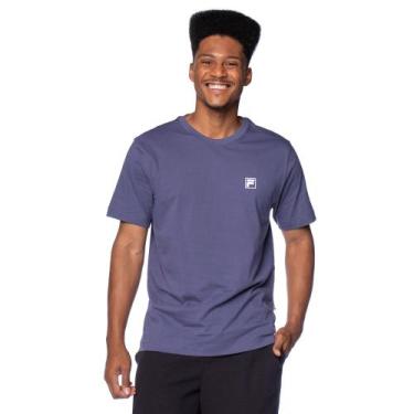 Imagem de Camiseta Masculina Fila Comfort Classic Logo Marinho, Marinho, P