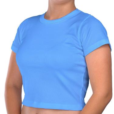 Imagem de Camisa Canelada Manga Curta