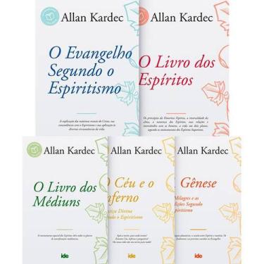 Imagem de Kit Obras Básicas com 05 Livros de Allan Kardec - 14x21 - IDE Editora