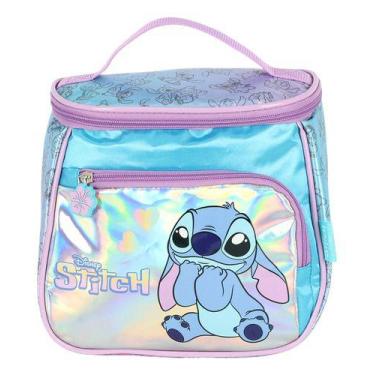 Imagem de Lancheira Bolsa Térmica Infantil Original Stitch Holográfico - Luxcel,