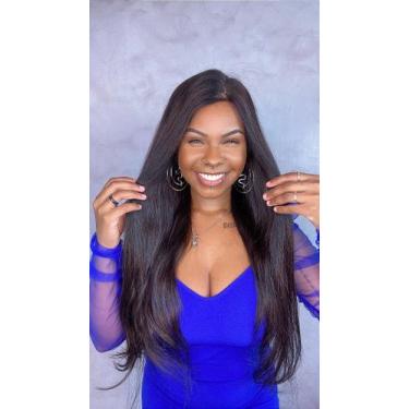 Imagem de Peruca Whole Lace de Cabelo Humano com Silk Lace - Modelo Malu - Cia d