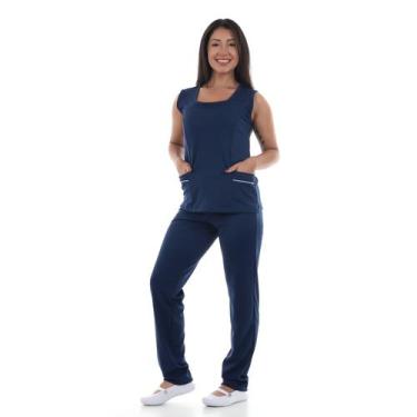 Imagem de Uniforme Regata E Calça Helanca Prático Elástico E Flexível Para Copei