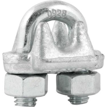 Imagem de Clips Cabo Aço 3/8 - 9.53mm Pesado Encartelado Vonder Plus