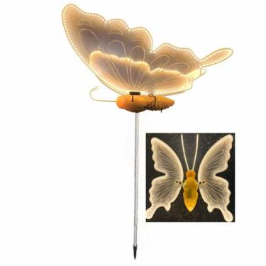 Imagem de Borboleta LED com Movimento Asa Enfeite Natal Festa Casamento Evento A