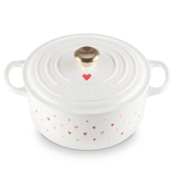 Imagem de Panela Redonda Signature Lamour Pegador Dourado 22 cm Le Creuset