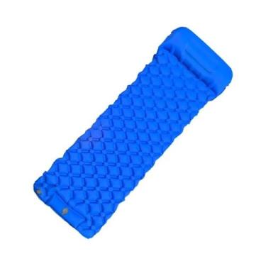 Imagem de Colchão Inflável Ultralight Para Camping Com Travesseiros E Bomba Embu