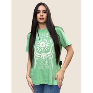 Imagem de Camiseta Estampada Gold Dust Colcci Cor:;Tamanho:M-Feminino
