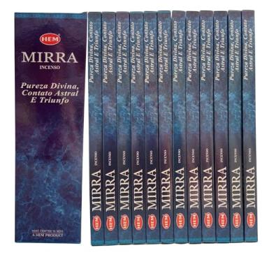 Imagem de Incenso Indiano Hem Mirra - Aroma Acolhedor Cx.12un.8v.