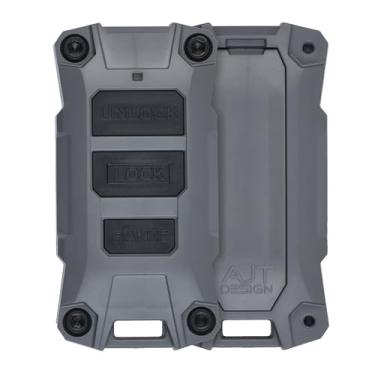 Imagem de AJT DESIGN Substituição de Estojo de Chaveiro para (Wrangler Jl/Gladiator Jt) - Personalizado - Cinza