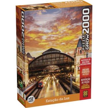 Imagem de QUEBRA-CABEÇA Cartonado Estação da LUZ 2000 Peças - Grow