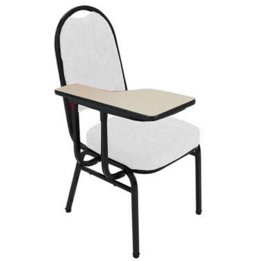 Imagem de Cadeira Universitária para Auditório Linha Hotel Branco