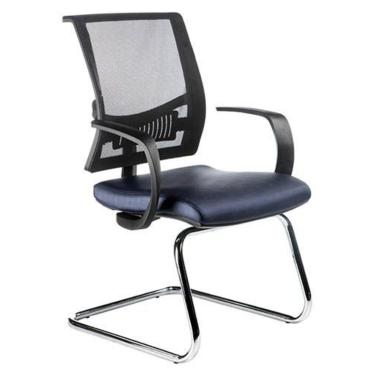 Imagem de Poltrona Diretor com encosto Tela Mesh Linha Net Design Azul
