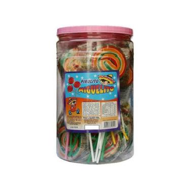 Imagem de Pirulito Psicodélico Chaves Colorido 30g C/30 Unidades - MIGUELITO