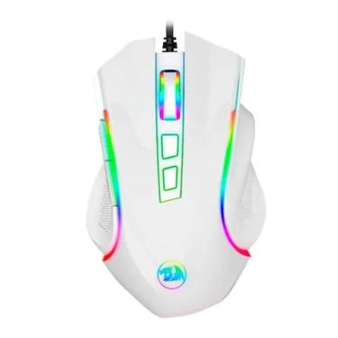 Imagem de Mouse Gamer Redragon Griffin, Chroma RGB, 7200 DPI, 6 Botões, Branco - PAW3212