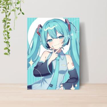 Imagem de Genérico, Quadro Miku Vocaloid A4 | Placa MDF 002