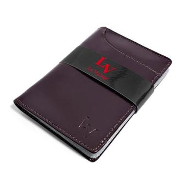 Imagem de Carteira De Couro Vertical Masculina Identidade Cnh Cartões - Le Voyag