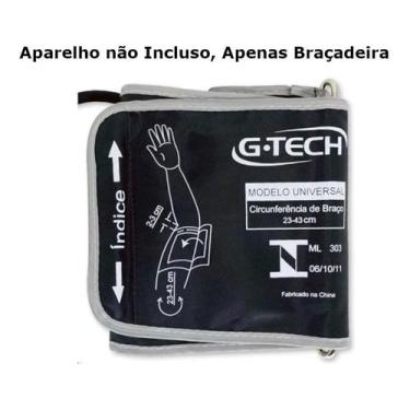 Imagem de Braçadeira Para Aparelho Medidor De Pressão Digital De Braço - G-Tech