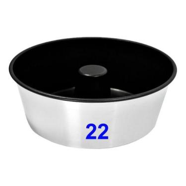 Imagem de Forma Antiaderente Com Tubo Para Pudim - 22x9cm - Arniflon - ARNIX