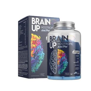 Imagem de Brain Up Am/Pm Nootrópico  Cerebral Sem Cafeína True Source Vitaminas 