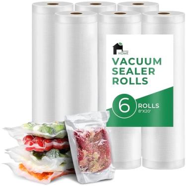 Imagem de EconoHome Sacos de vedação a vácuo resistentes para alimentos – sacos de armazenamento a vácuo de grau comercial, herméticos e à prova de vazamentos para Sous Vide, preparação de refeições,