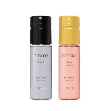 Imagem de Combo Eudora: Desodorante Body Spray Club 6 100ml + Desodorante Body Spray Diva Esplêndida 100ml