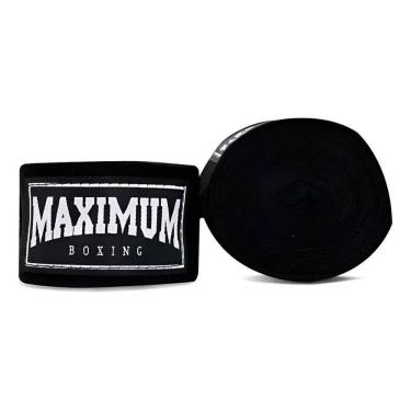 Imagem de Bandagem Atadura Muay Thai / Boxe Maximum 5 Me Preto
