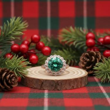 Imagem de 1 peça elegante micro incrustado conjunto de anéis quadrados para mulheres vida diária namoro decoração para festa de formatura, Cobre, Sem pedra preciosa