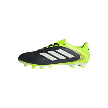 Imagem de adidas Tênis unissex adulto Copa Pure 3 Club Firm Multi Ground, preto/branco/limão lúcido, 36 BR