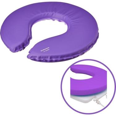 Imagem de Almofada Ortopédica Assento Espuma Higiênica Para Cadeira de Banho Hos