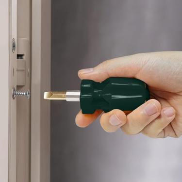 Imagem de 1 conjunto de chaves de fenda de precisão, azul, cabeça plana, aço carbono, torque ajustável, chave de fenda, chaves de fenda, reparos gerais, projetos DIY, manutenção doméstica - verde