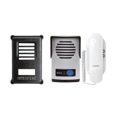 Imagem de Porteiro Eletrônico Residencial Agl P-10S + Protetor Agl