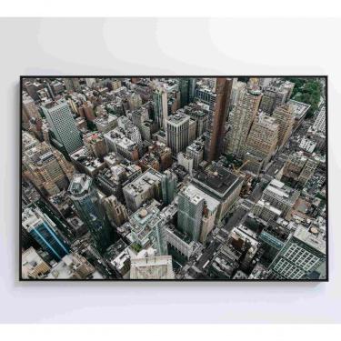 Imagem de Quadro Metrópole 90x60 Cm Tecido Canvas